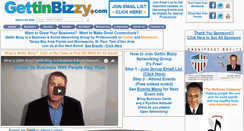 Desktop Screenshot of gettinbizzy.com